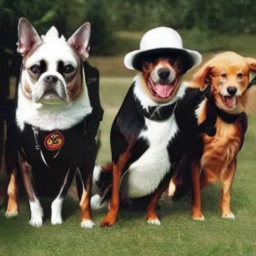 Prompt: dogs that look like the beatles