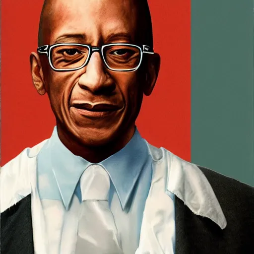 Image similar to real portrait of gus fring as a muslim