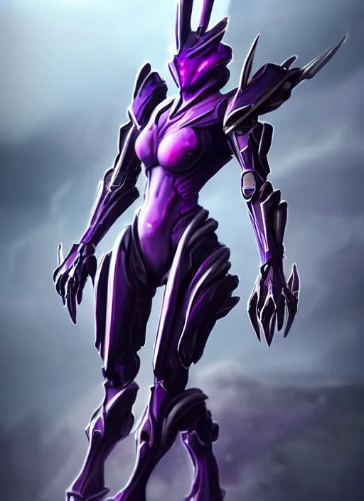 Image similar to cinematic, hyperdetailed elegant beautiful stunning giantess anthropomorphic mecha hot female dragon goddess, sharp spines, sharp metal ears, smooth purple eyes, smooth fuschia skin, silver armor, bigger than galaxy, epic proportions, epic scale, macro giantess, warframe, destiny, furry, dragon art, goddess art, giantess art, furaffinity, octane