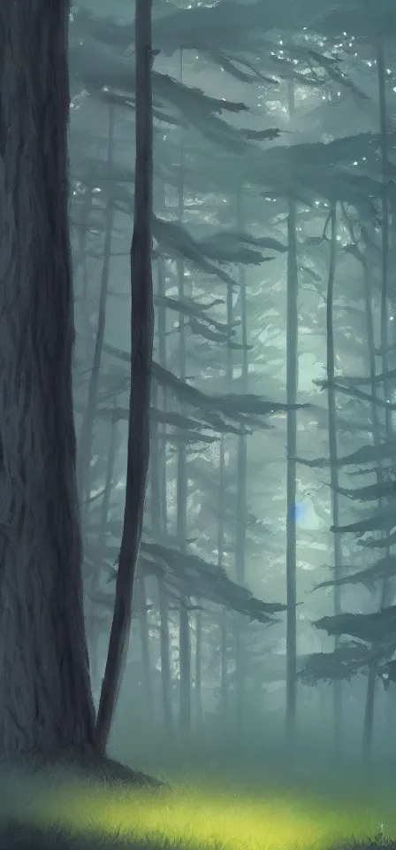 How To Paint A Spooky Forest Using Gouache
