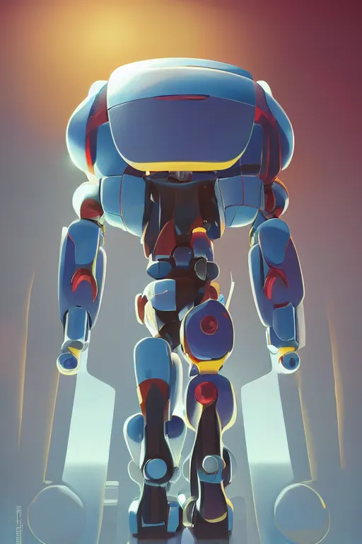 Image similar to metabots medabots medarotto medarot robot minimalist comics, behance hd by jesper ejsing, by rhads, makoto shinkai and lois van baarle, ilya kuvshinov, rossdraws global illumination ray tracing hdr radiating a glowing aura