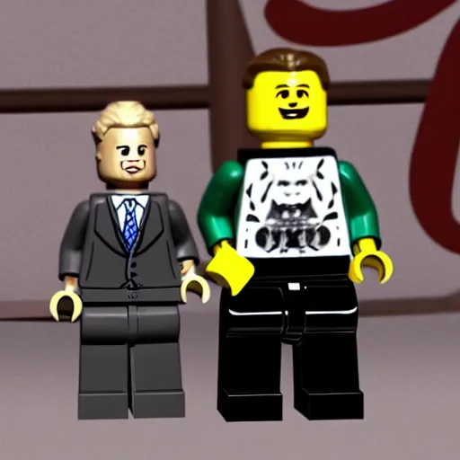 Prompt: joe biden playing with lego