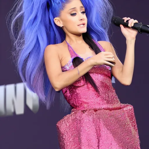 Prompt: ariana grande as a troll doll 4k