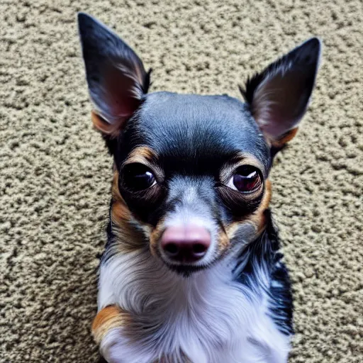 Prompt: photo of a hybrid between an ant and a chihuahua