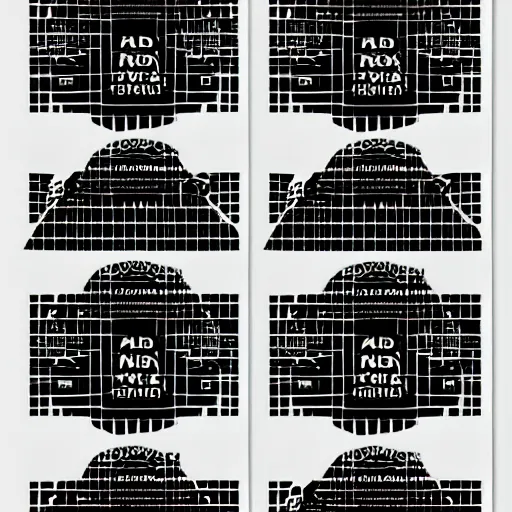 Image similar to black on white graphic design stickers in style of david rudnick, eric hu, acid, y 2 k, brutalism