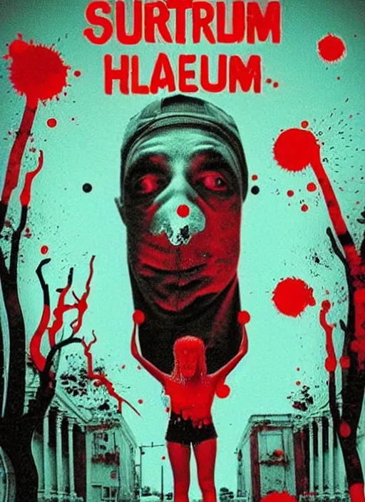 Image similar to Squirm (1976) poster as a 2018 Blumhouse horror movie, highly detailed