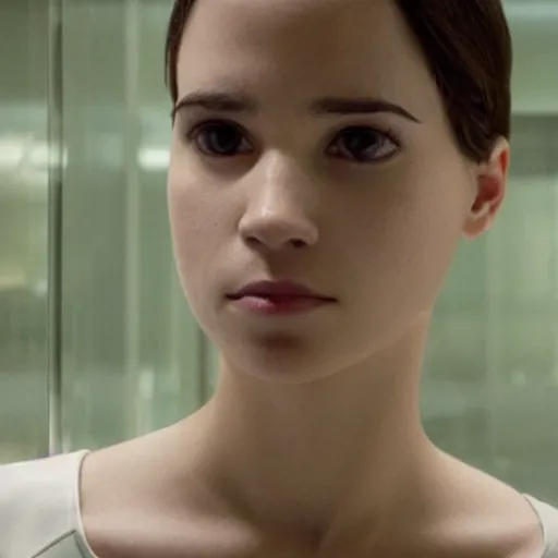 Image similar to see - through portrait from the movie ex machina