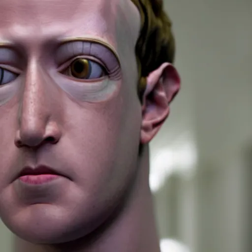 Prompt: mark zuckerberg alien form