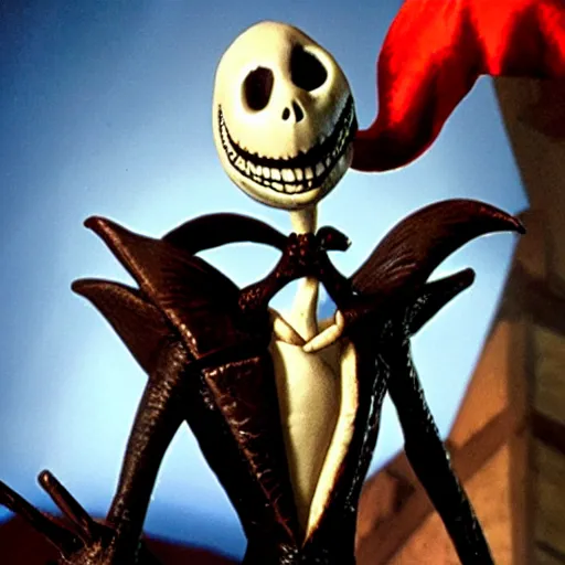 Image similar to nic cage in nightmare before christmas, disney,
