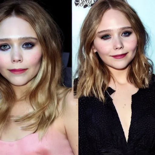 Image similar to elizabeth olsen mixed with jennifer lawrence