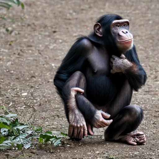 Image similar to Chimp wearing a lab coat