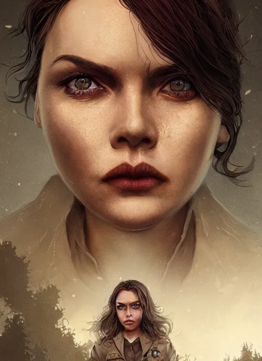 Image similar to full size persona, female sheriff, big eyes, plump lips, detailed faces, beautiful, rich deep colours masterpiece, sharp focus, ultra detailed, by leesha hannigan, ross tran, thierry doizon, kai carpenter, ignacio fernandez rios