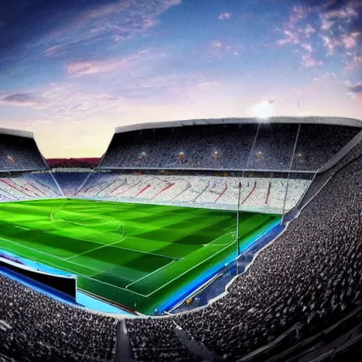 Image similar to real Madrid new stadium,