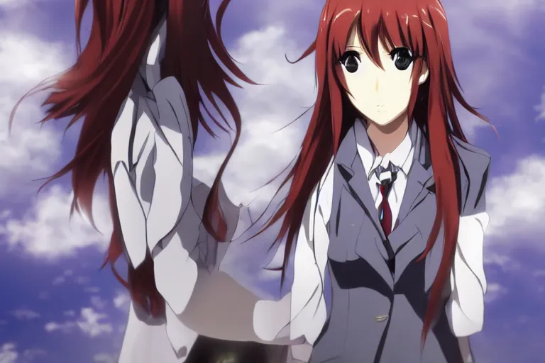 Image similar to makise kurisu