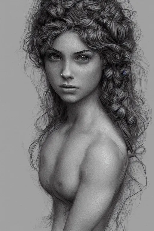 Image similar to beautiful natural coy cottagecore peasant maiden master life drawing, intricate, elegant, highly detailed, digital painting, artstation, concept art, smooth, sharp focus, illustration, art artgerm