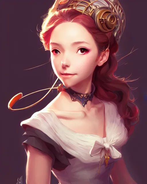 Image similar to portrait of a female bard, elegant clothes, fantasy, face like ester exposito, blonde shinkai makoto studio ghibli studio key hideaki anno sakimichan stanley artgerm lau rossdraws james jean marc simonetti elegant highly detailed digital painting artstation pixiv