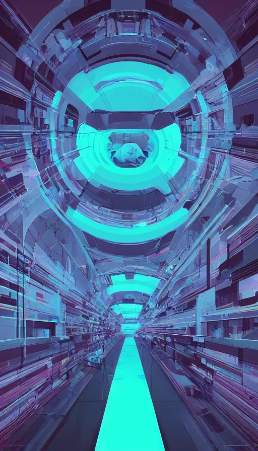 Image similar to techno artwork, by beeple