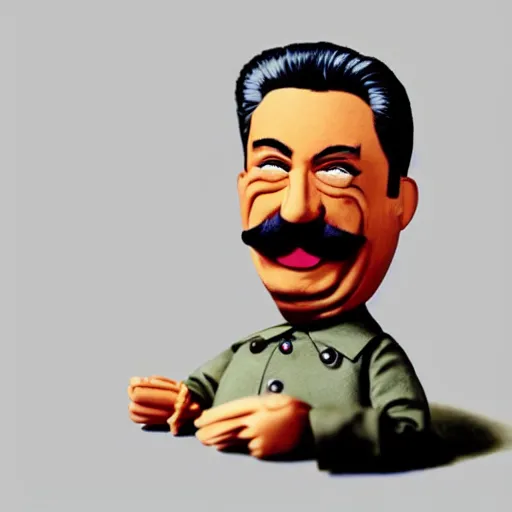 Image similar to stalin as a muppet