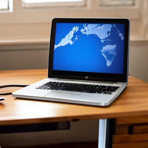 Prompt: photo of a computer on a desk ( 2 0 1 4 ). realistic, highly - detailed, award - winning, sharp focus