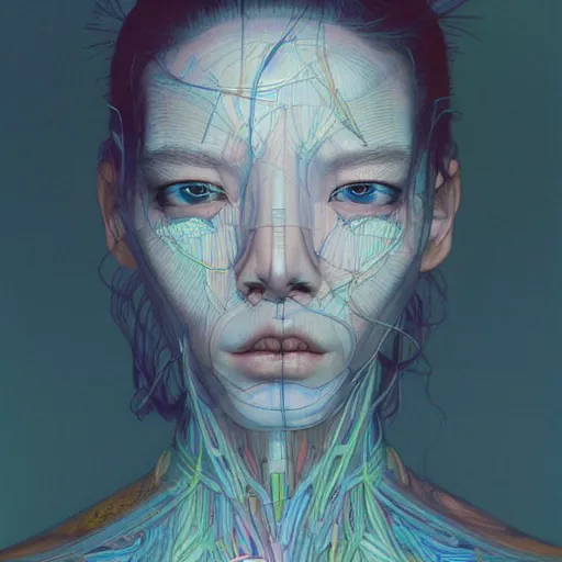 Image similar to citizen portrait soft light painted by james jean and tooth woo and sana takeda, inspired by ghost in the shell anime, smooth face feature, intricate oil painting, high detail illustration, sharp high detail, manga and anime 1 9 9 9