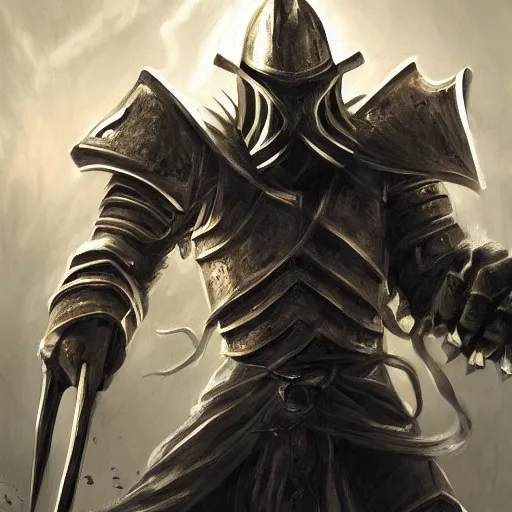 Prompt: a knight from dungeons and dragons, artstation hall of fame gallery, editors choice, #1 digital painting of all time, most beautiful image ever created, emotionally evocative, greatest art ever made, lifetime achievement magnum opus masterpiece, the most amazing breathtaking image with the deepest message ever painted, a thing of beauty beyond imagination or words