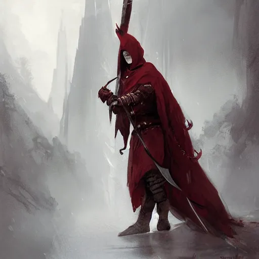 a portrait of a red dragonborn monk in a white cloak, | Stable ...