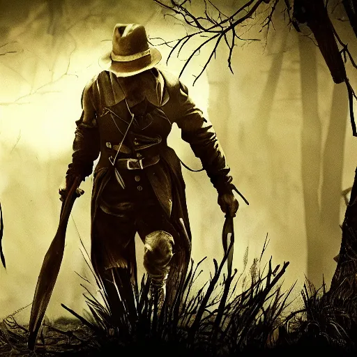 Image similar to hunt showdown wallpaper fire