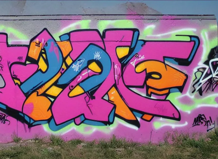 Image similar to graffiti saying cherry p, wildstyle, cool, hiphop, colorful