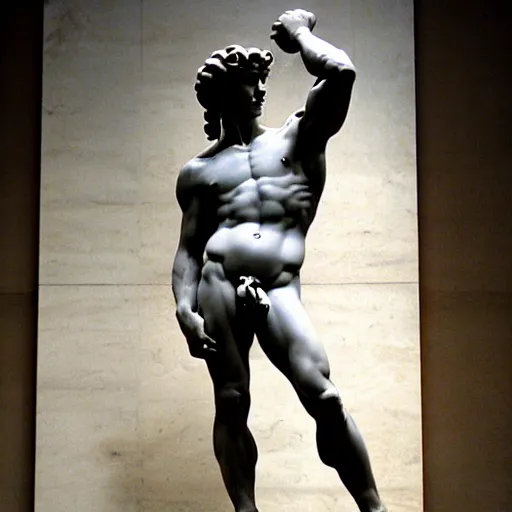 Prompt: David by Michelangelo