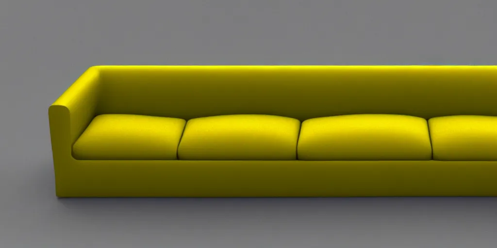 Image similar to 3 d model of a beautiful couch designed by salvador dali, detailed, harmonic colors