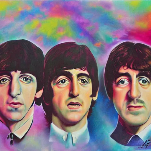 a surreal paiting of the beatles | Stable Diffusion | OpenArt