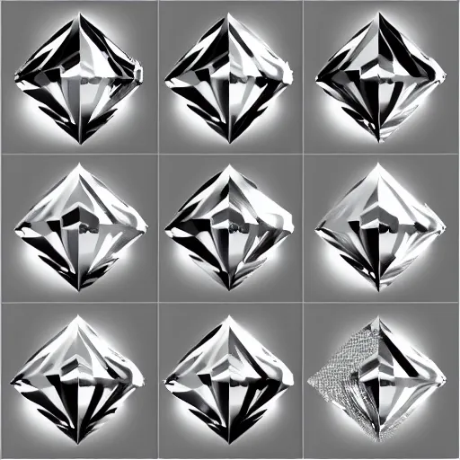 Image similar to diamonds, diamonds, diamonds, vray