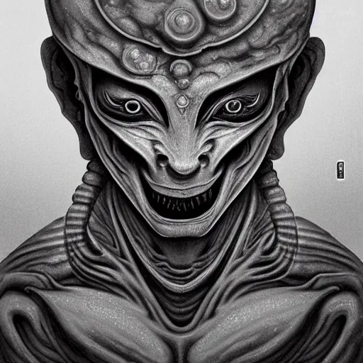 Prompt: naraka buddhist demon korean female, volumetric lights, post apocaliptic, female alien, tubular creature, blood vessels, no face, dystopian surrealism, alex ries zdzisław beksinski, symmetrical long head, smooth marble surfaces, smooth marble surfaces, detailed ink illustration, detailed ink illustration, raiden metal gear, cinematic smooth stone, deep aesthetic