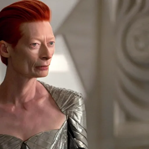 Image similar to tilda swinton as each of the avengers, film still from the avengers