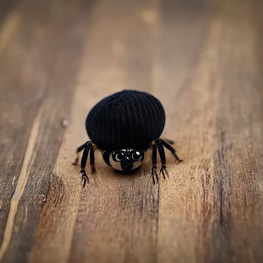 Image similar to jumping spider beanie baby