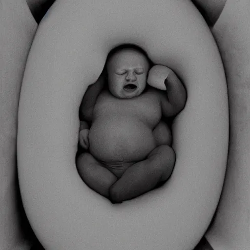 Prompt: ultra sounds photo of boris johnson in the womb