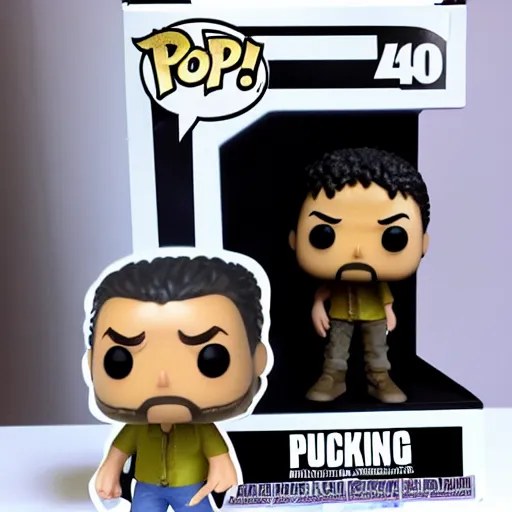 Image similar to A funko pop of Rick from the walking dead