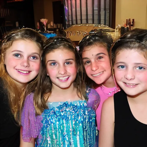 Image similar to bar mitzvah for three girls.