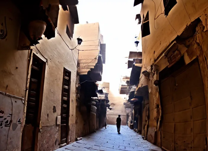 Prompt: cairo old streets