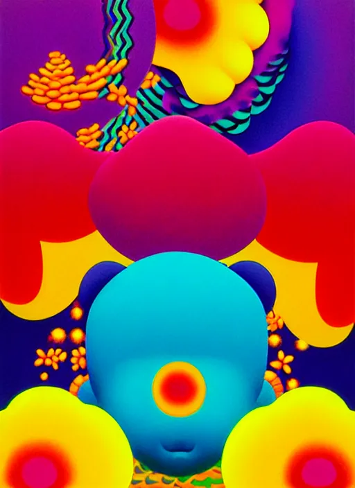 Image similar to flowers by shusei nagaoka, kaws, david rudnick, airbrush on canvas, pastell colours, cell shaded, 8 k