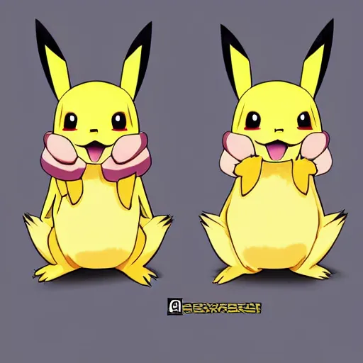 Image similar to A hybrid of pikachu and a blond terrier!!!!! anime art, pokemon, digital art, detailed, award winning