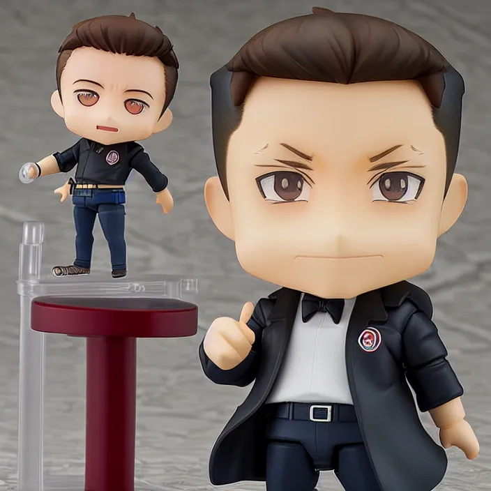 Image similar to One! Anime Nendoroid figurine of Elon Musk, fantasy, figurine , product photo