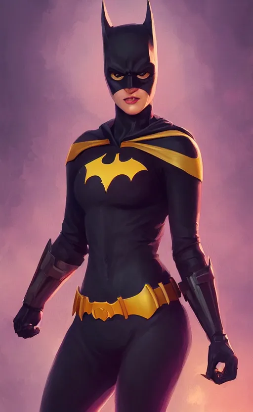 Prompt: Batgirl, highly detailed, digital painting, artstation, facing camera, concept art, smooth, sharp focus, illustration, art by artgerm and greg rutkowski, high definition digital art, dramatic lighting, in the style of ilya kuvshinov and Ross tran