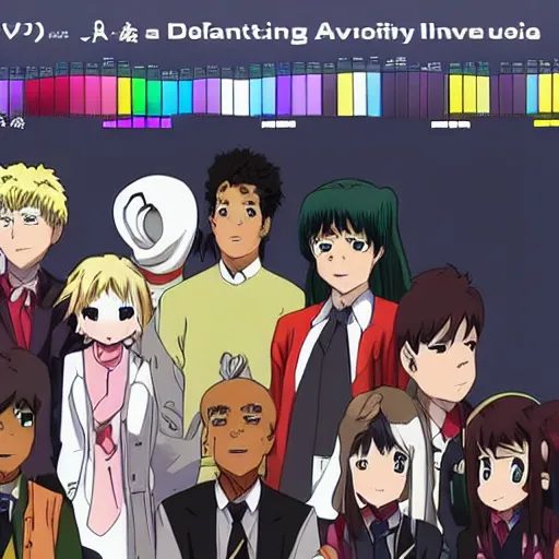 Image similar to adding diversity to anime