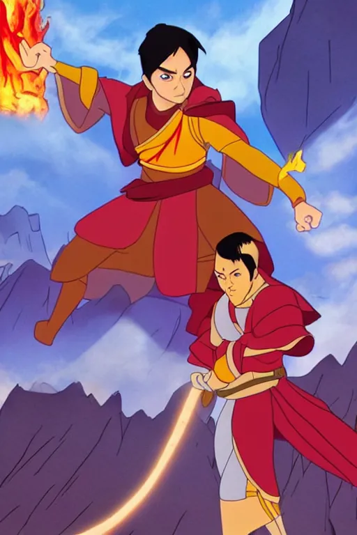 Prompt: 🎥 Prince Zuko the Fire Prince