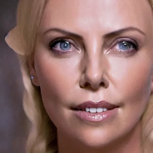 Image similar to charlize therone as galadriel