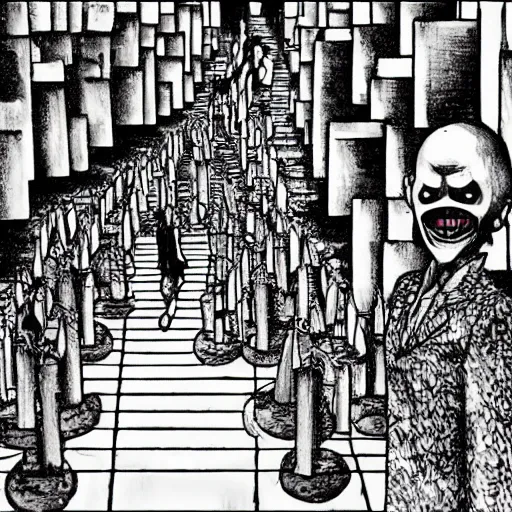 Image similar to tel aviv by junji ito