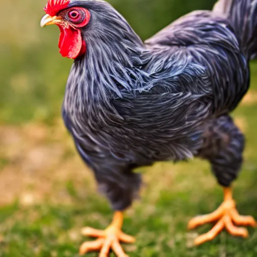 Image similar to bionic chicken photo bokeh