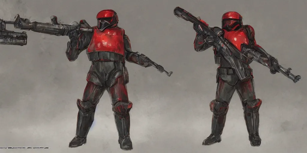 Image similar to Soviet Tesla Trooper from Red Alert 2, epic, concept art