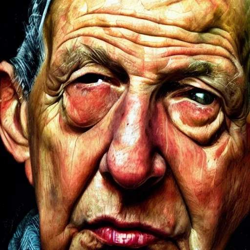 Prompt: high quality high detail painting by lucian freud, hd, portrait, photorealistic lighting